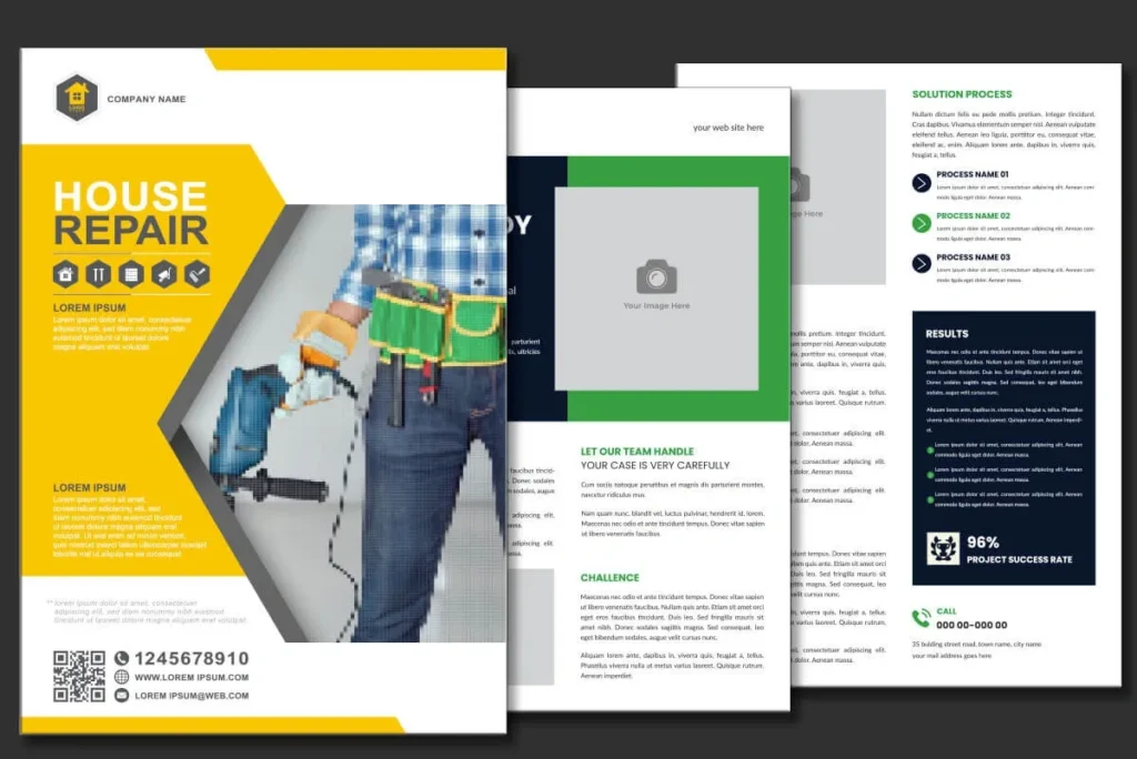 Sample Sales Sheet and Case Study template designs