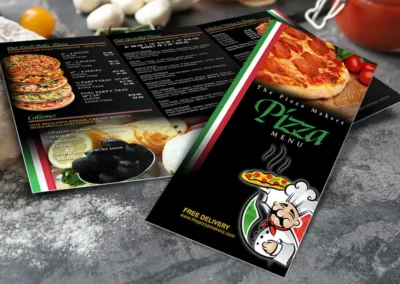 Pizza Menu Layout Design
