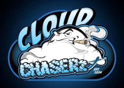 Custom Logo Design for Cloud Chasers