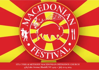 Macedonian Festival Annual Event Logo – Client: Sts. Cyril & Methody Macedonian Orthodox Church