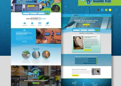 Custom Responsive Website Design – Client: Pressure Washer Plus