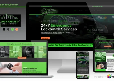 Responsive Website Design – Client: City Lock and Key LLC