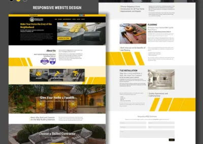 Website Design – Client: Ridgeway & Son's Construction