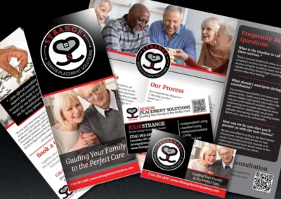 Logo, Business Card & Brochure Design - Client: Strange Senior Placement Solutions