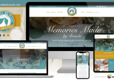 Responsive Website Design – Client: Memories Made by Brenda