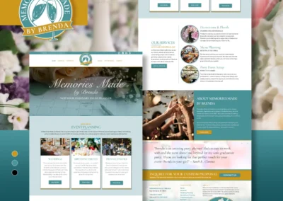 Responsive Website Design – Client: Memories Made by Brenda