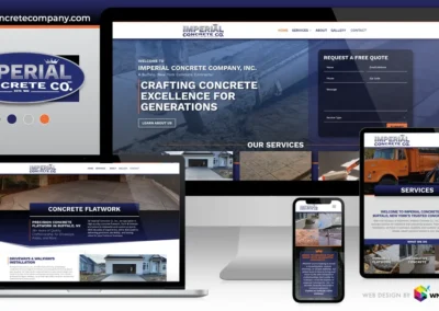 Responsive Website Design – Client: Imperial Concrete Co., Inc.