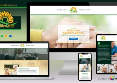 Responsive Website Design – Client: Golden Key ElderCare Advisors, LLC