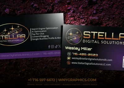 Stellar Digital Solutions Business Card Design