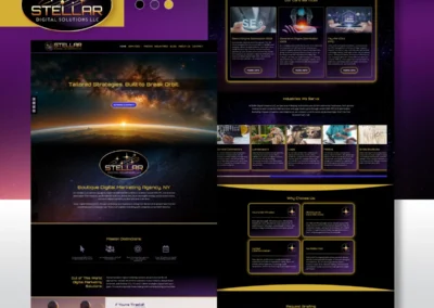 Stellar Digital Solutions Homepage Design
