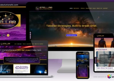 Responsive Website Design – Client: Stellar Digital Solutions, LLC