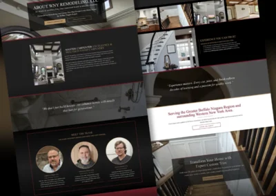 WNY Remodeling, LLC Website Design: About Us Webpage