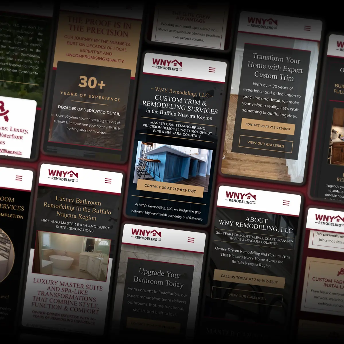 Responsive Website Design (Mobile Page Designs) – Client: WNY Remodeling, LLC Responsive Website Design (Mobile Page Designs) – Client: WNY Remodeling, LLC